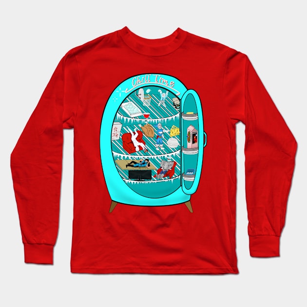 A Time to Chill Long Sleeve T-Shirt by Lightfoe’s Loot